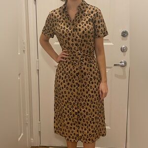 *BRAND NEW* Leopard Print Midi Dress